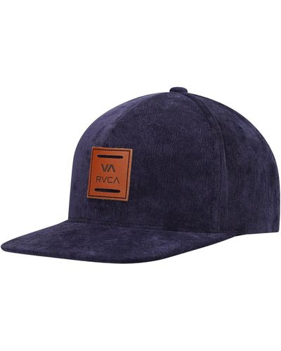 RVCA All The Way Snapback Hat - Blue