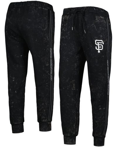 The Wild Collective San Francisco Giants Marble jogger Pants - Black