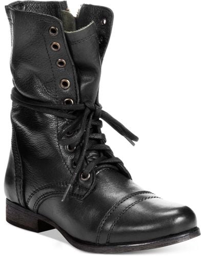 Steve madden hot sale troopa boots black