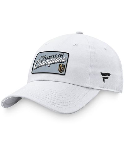 Fanatics Vegas Golden Knights 2023 Stanley Cup Champions Adjustable Hat - White