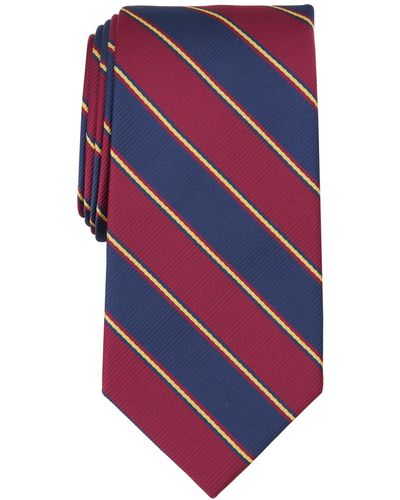Club Room Troutman Stripe Tie - Purple