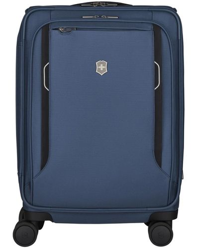 Victorinox Werks 6.0 Frequent Flyer Plus 22.8" Carry-on Softside Suitcase - Blue