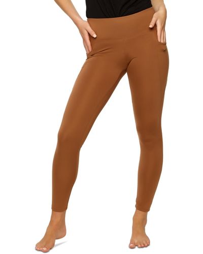 Felina Essentials Soft Suede Mid-rise legging - Brown
