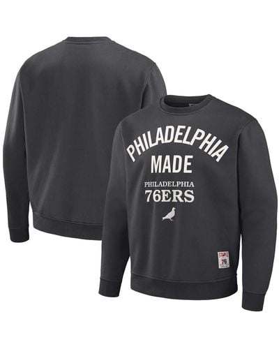 Staple Nba X Philadelphia 76ers Plush Pullover Sweatshirt - Black