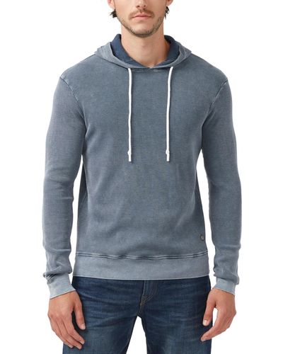 Buffalo David Bitton Kisamo Relaxed Fit Pullover Hoodie - Blue
