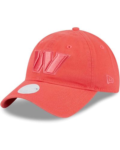 KTZ Washington Commanders Color Pack Brights 9twenty Adjustable Hat - Red