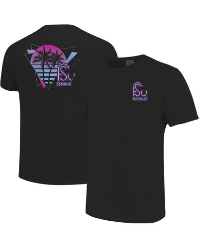 Image One Florida State Seminoles Beach Club Palms T-shirt - Black