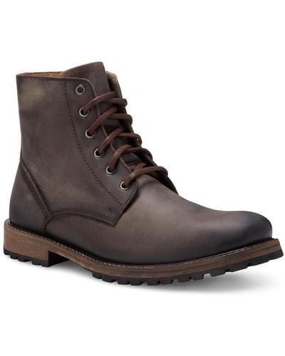 Eastland Hoyt Zipper Plain Toe Boots - Brown