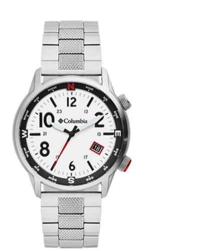 Columbia Outbacker -tone Stainless Steel Bracelet Watch 42mm - Metallic