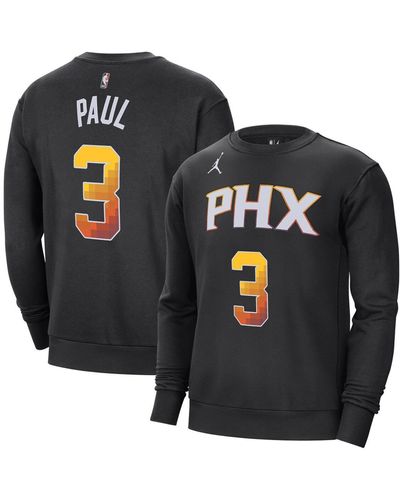 Nike Chris Paul Phoenix Suns Statement Name And Number Pullover Sweatshirt - Black