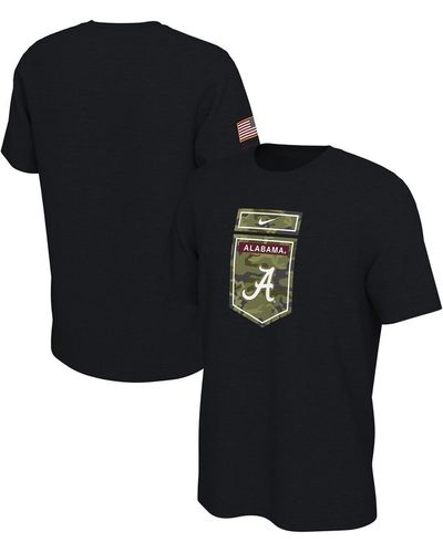 Nike Brand Black Michigan Wolverines Veterans Camo T-shirt