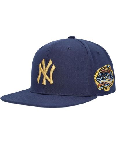 Mitchell & Ness New York Yankees Champ'd Up Snapback Hat - Blue