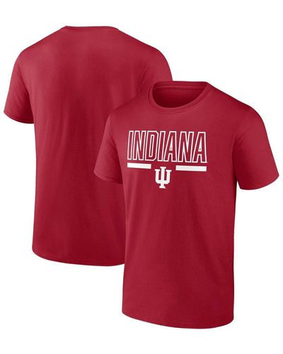 Profile Indiana Hoosiers Big And Tall Team T-shirt - Red