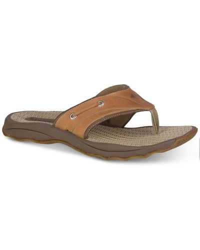 Sperry Top-Sider S Outer Banks Thong Sandals, Tan, 12 - Brown