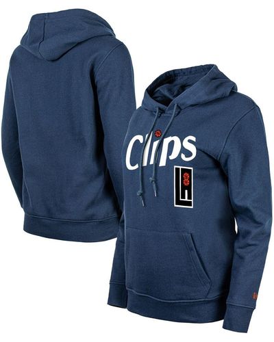 KTZ La Clippers 2023/24 City Edition Pullover Hoodie - Blue