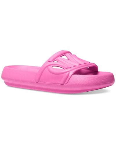 Michael Kors Michael Mmk Splash Slide Sandals - Pink