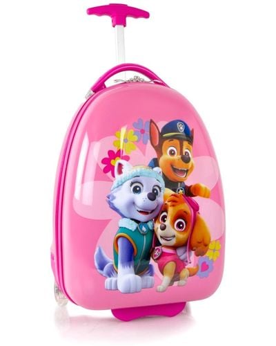 Heys Nickelodeon 18" Paw Patrol egg Shape Lightweight Carry-on luggage - Pink