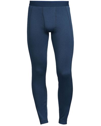 Lands' End Tall Expedition Baselayer Pants - Blue