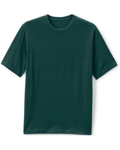 Lands' End School Uniform Short Sleeve Essential T-shirt - Green