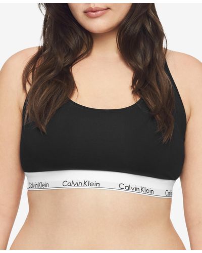Calvin Klein Modern Cotton Non-paded Bralette - Black