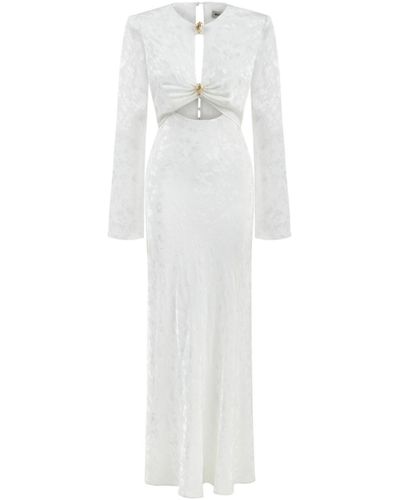 Nocturne Cut-out Long Dress - White