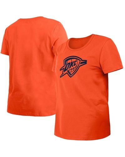 KTZ Oklahoma City Thunder 2023/24 City Edition T-shirt - Orange