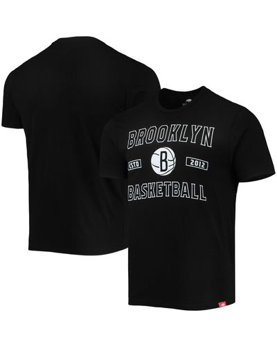 Sportiqe Brooklyn Nets Tri-blend T-shirt - Black