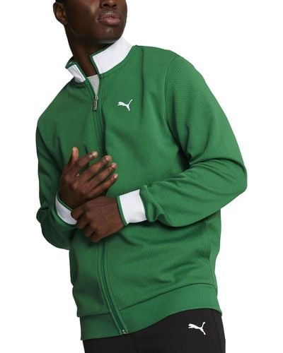 PUMA Vintage Sport Regular-fit Full-zip Track Jacket - Green