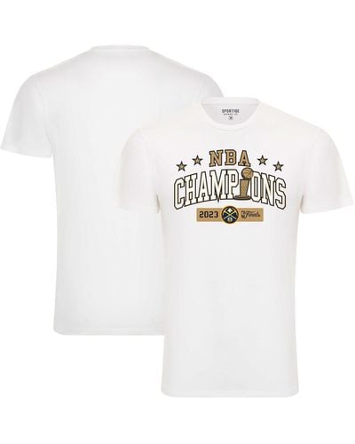 Sportiqe And Denver nuggets 2023 Nba Finals Champions Bingham Premium T-shirt - White