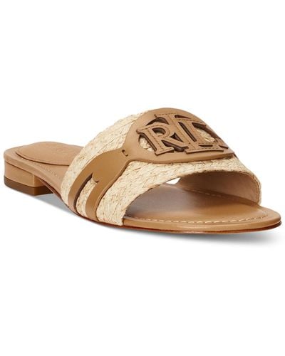 Lauren by Ralph Lauren Flat sandals for Women | Online Sale up to 78% off |  Lyst