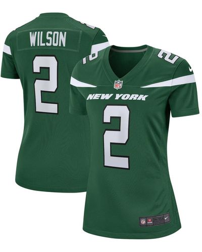 Nike Zach Wilson Gotham Green New York Jets Game Jersey for Men