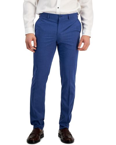INC International Concepts Slim-fit Linen Blend Suit Pants in