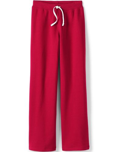 Lands' End School Uniform Sweatpants - Red