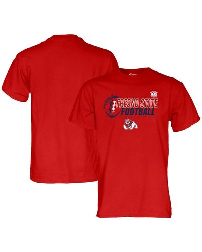 Blue 84 Fresno State Bulldogs 2022 Jimmy Kimmel La Bowl T-shirt - Red
