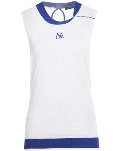 Bellemere New York Bellemere Chic Polo Vest - White