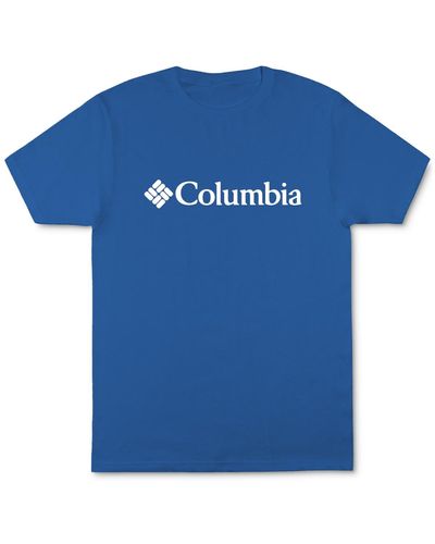 Columbia Extended Franchise Short Sleeve T-shirt - Blue