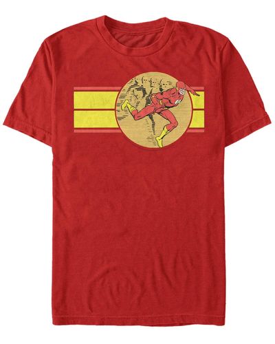 Fifth Sun Dc The Flash Circle Speed Short Sleeve T-shirt - Red