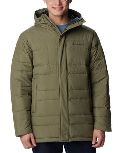 Columbia Saltzman Quilted Water-resistant Down Parka - Green