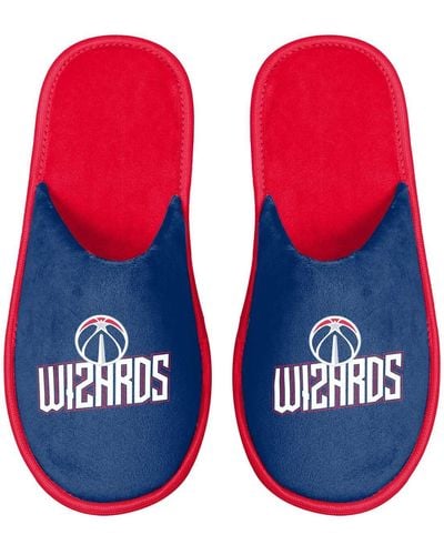 FOCO Washington Wizards Scuff Slide Slippers - Blue