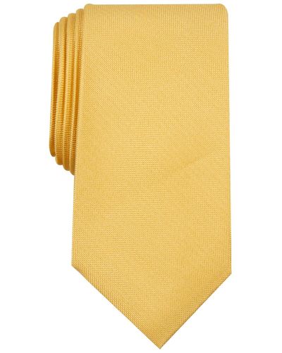 Club Room Solid Tie - Yellow