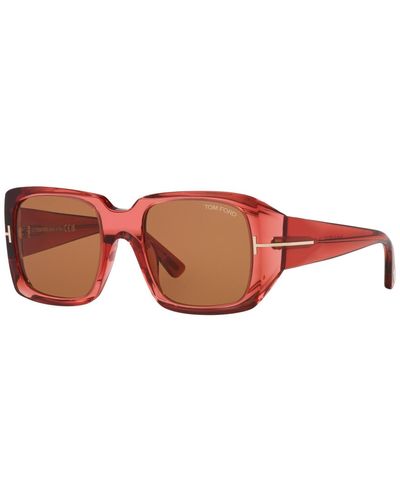 Tom Ford Ryder-02 Sunglasses Tr001641 - Red