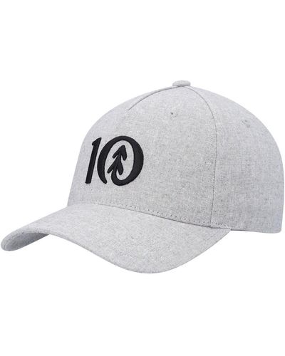 Tentree Logo Altitude Snapback Hat - Gray