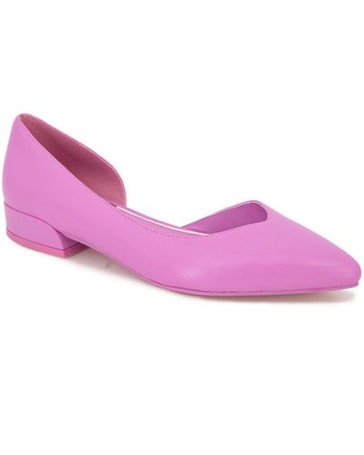 Kenneth Cole Carolyn Pointy Toe Flats - Pink
