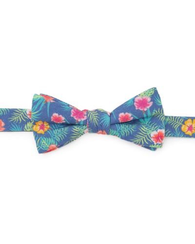 Cufflinks Inc. Tropical Bow Tie - Blue