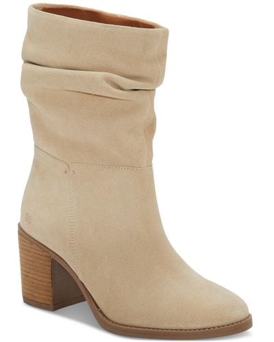 Lucky Brand Bitsie Slouch Pull-on Boots - Natural