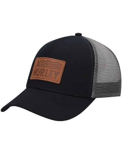 Hurley Waves Trucker Snapback Hat - Blue