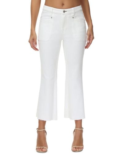 Frye Bootcut Cropped Jeans - White