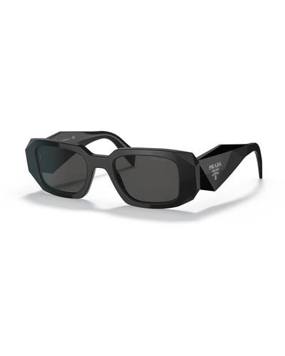 Prada Low Bridge Fit Sunglasses, Pr 17wsf 51 - Black