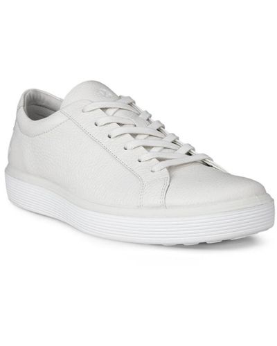 Ecco Soft 60 Lace Up Sneakers - White