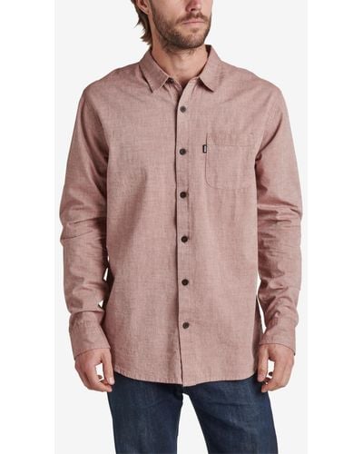 Reef Stuart Long Sleeve Shirt - Pink